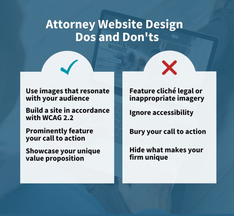 attorney website dos and don'ts