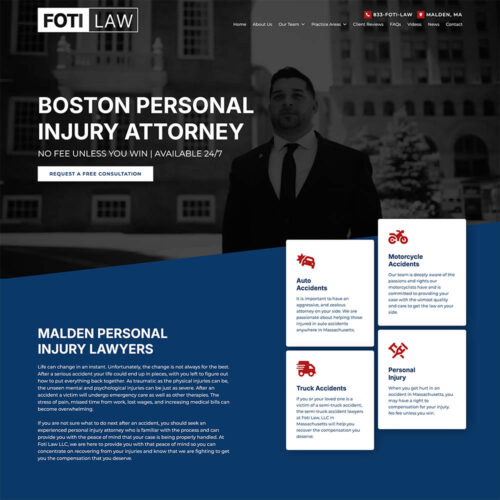 Foti Law Site Preview