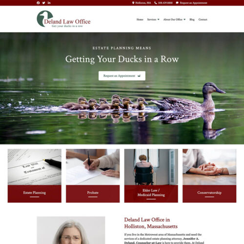 Jennifer Deland Counselor At Law Site Preview