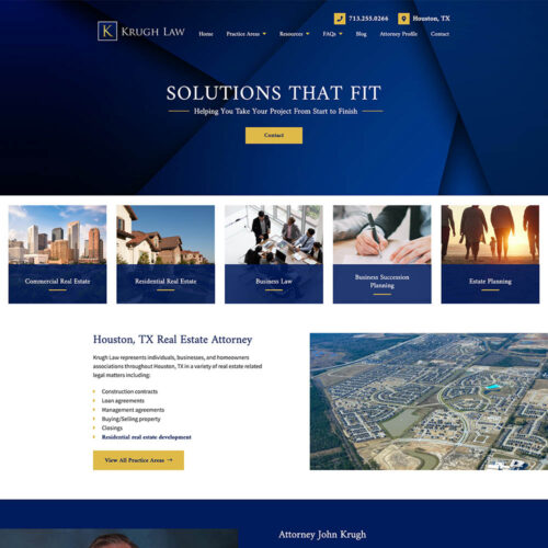 Krugh Law Site Preview
