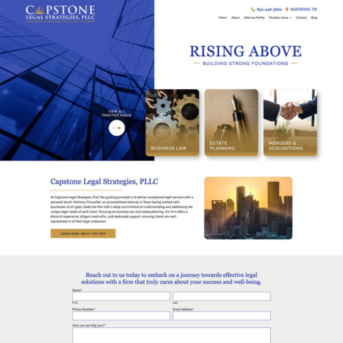 Capstone Legal Strategies Site Preview