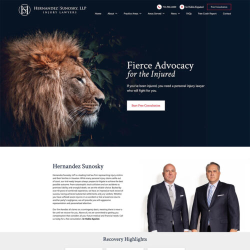 Hernandez Sunosky, LLP Site Preview