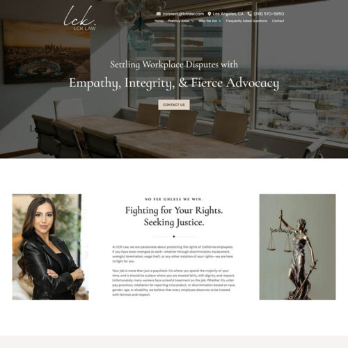 LCK Law Site Preview