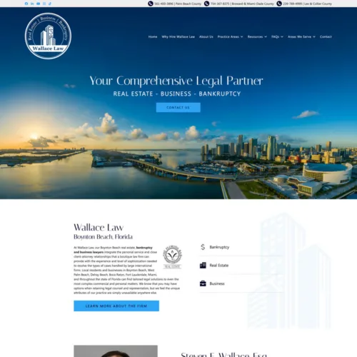 Wallace Law Site Preview