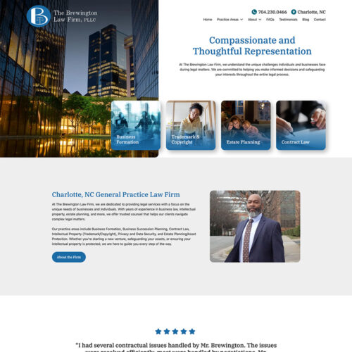 The Brewington Law Firm, PLLC Site Preview