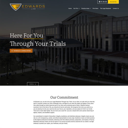 Edwards Law Site Preview