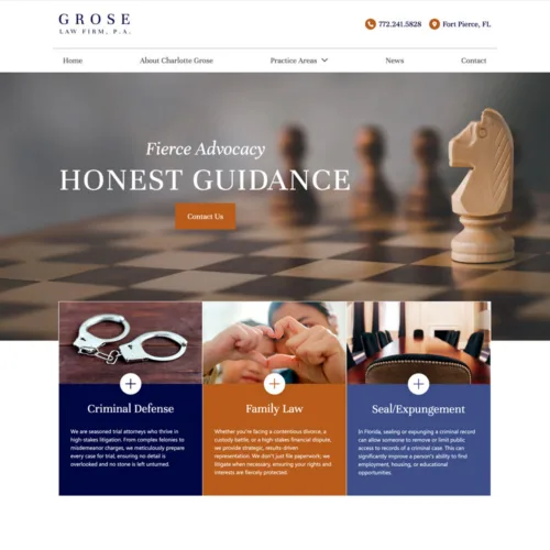Grose Law Site Preview