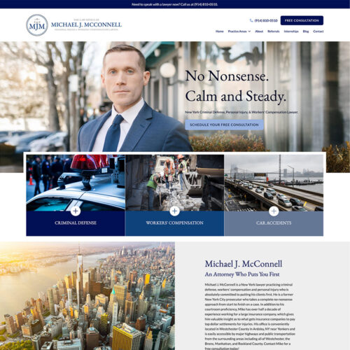 The Law Office of Michael McConnell Site Preview