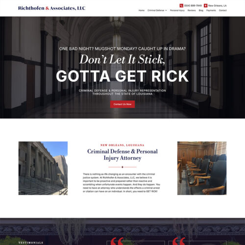 Richthofen & Associates Site Preview