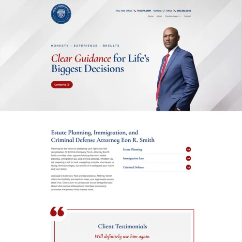 Smith Law PLLC Site Preview