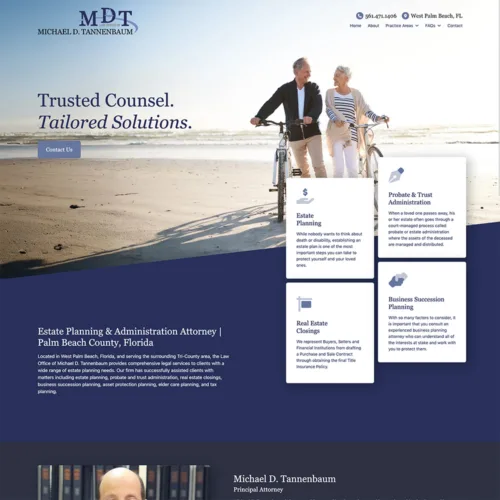 Michael D. Tannenbaum Site Preview