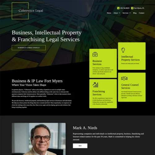 Coherence Legal, PLLC Site Preview