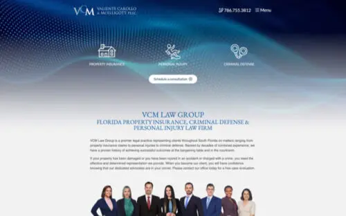 VCM Law Group Site Preview