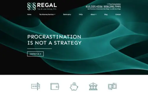 Regal Tax & Law Group Site Preview
