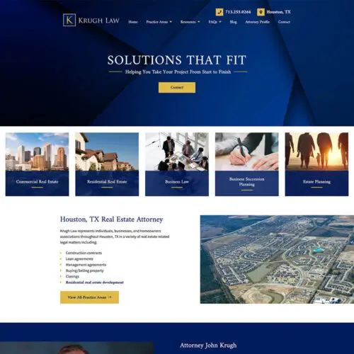 Krugh Law Site Preview