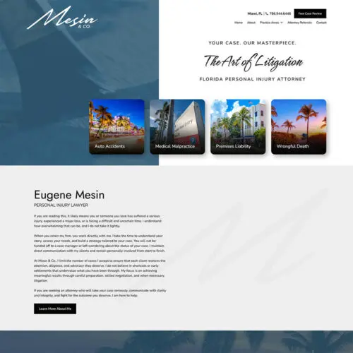 Mesin & Co. Site Preview