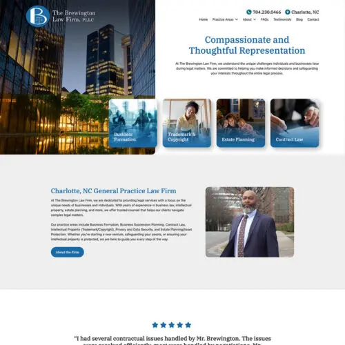 The Brewington Law Firm, PLLC Site Preview
