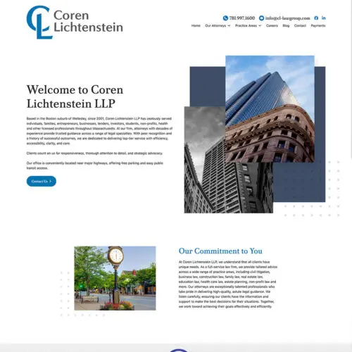 Coren Lichtenstein LLP Site Preview