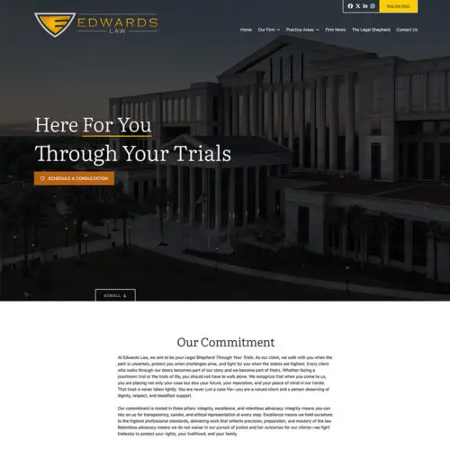 Edwards Law Site Preview
