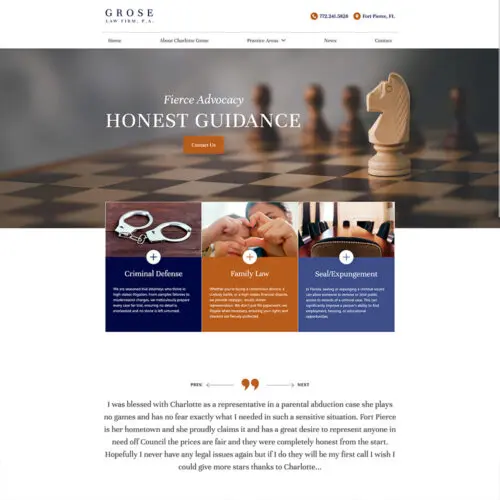 Grose Law Site Preview