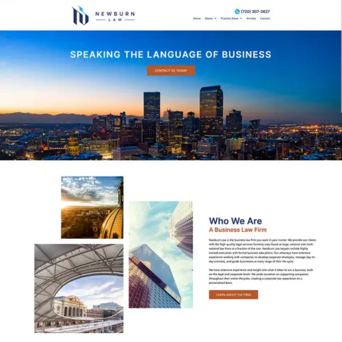 Newburn Law Site Preview