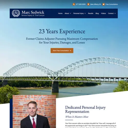 Marc Sedwick Attorney Site Preview