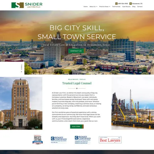 Snider Law Firm PLLC Site Preview